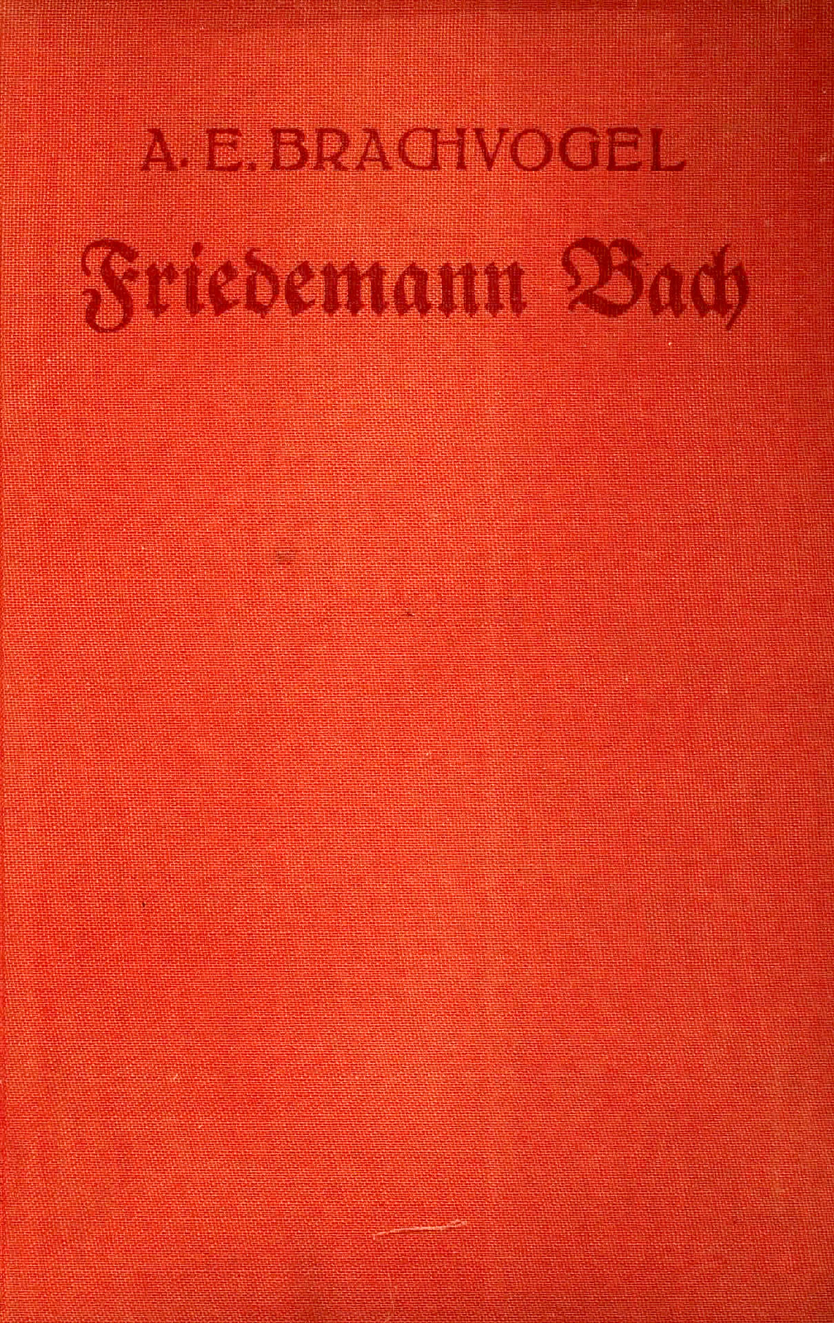 Friedemann Bach - Brachvogel, U. G.